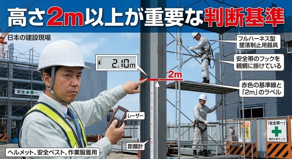 足場の2Ｍ基準の解説画像