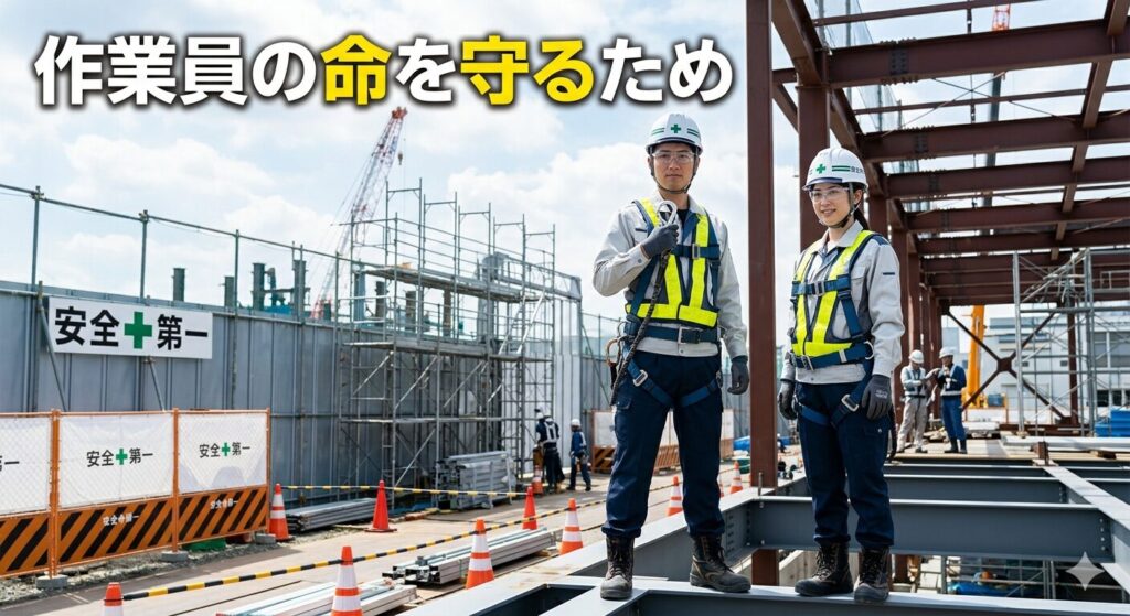 作業員の命を守るためのイメージ画像