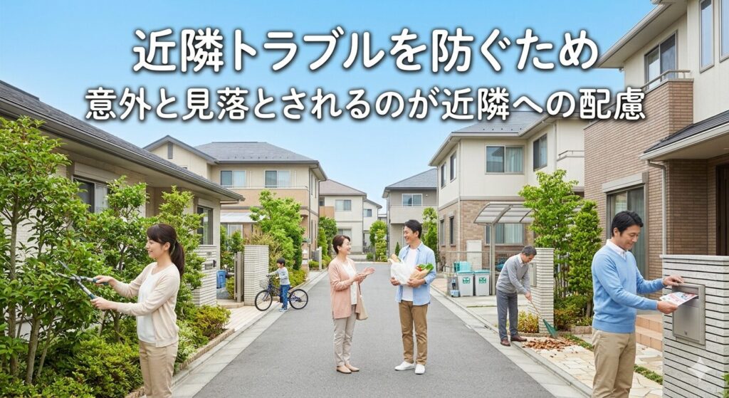 近隣トラブル防止の様子の画像