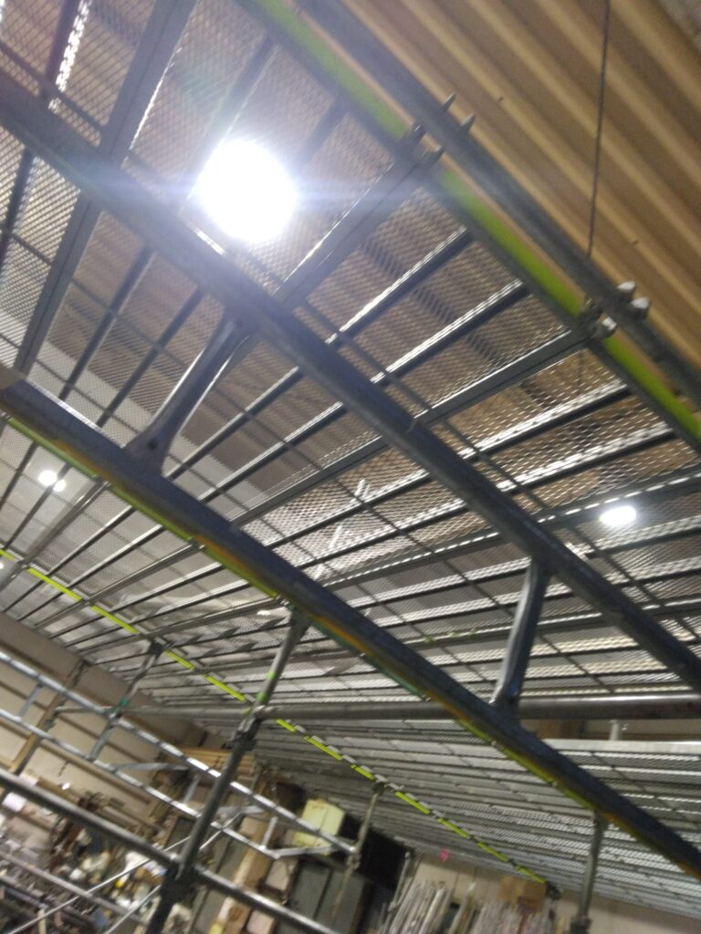 足場工事の写真